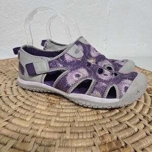 Keen Stingray Purple Tie Dye Closed Toe Water Shoes 5